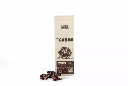 Cubes, chocolat noir 160g